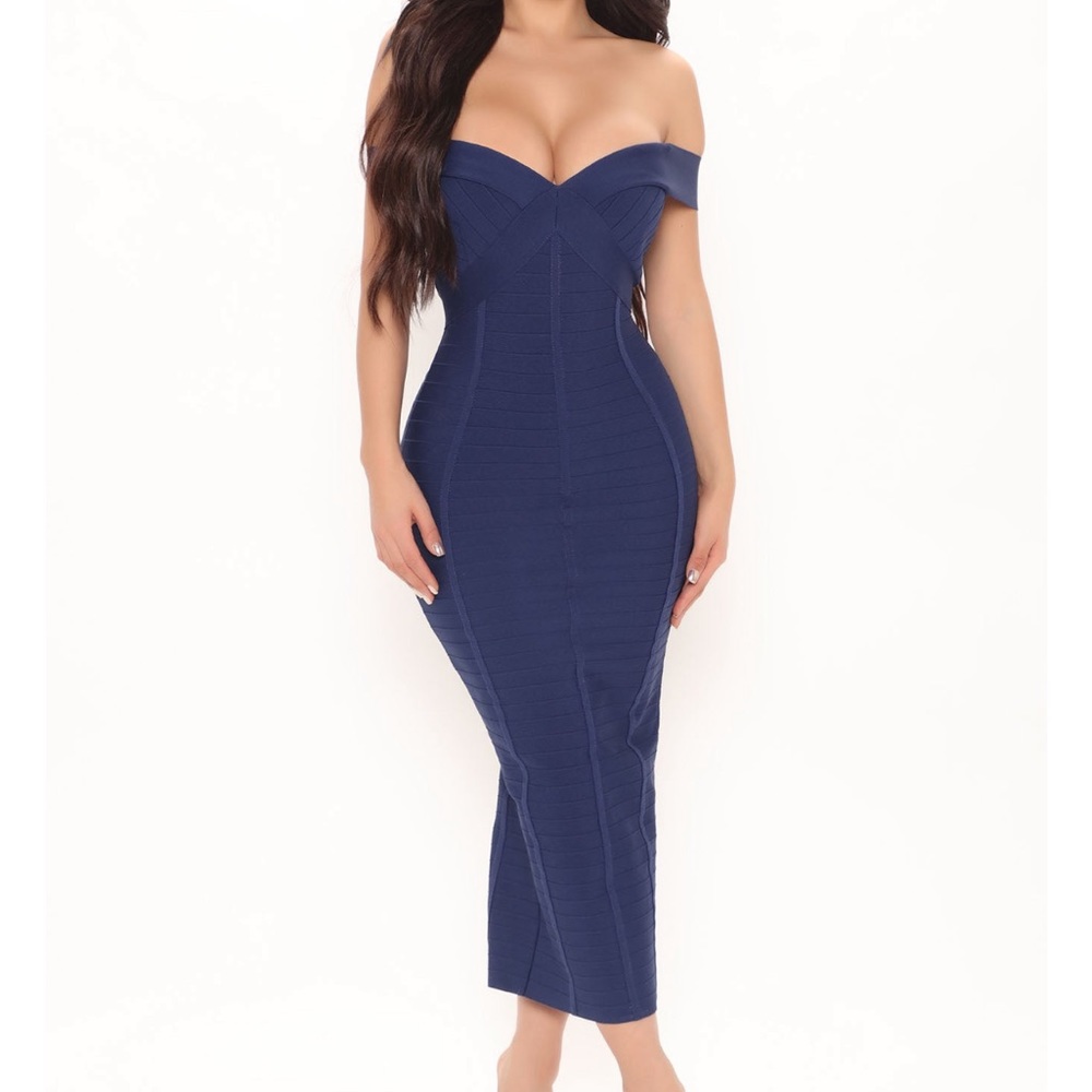 Bandage midi dress